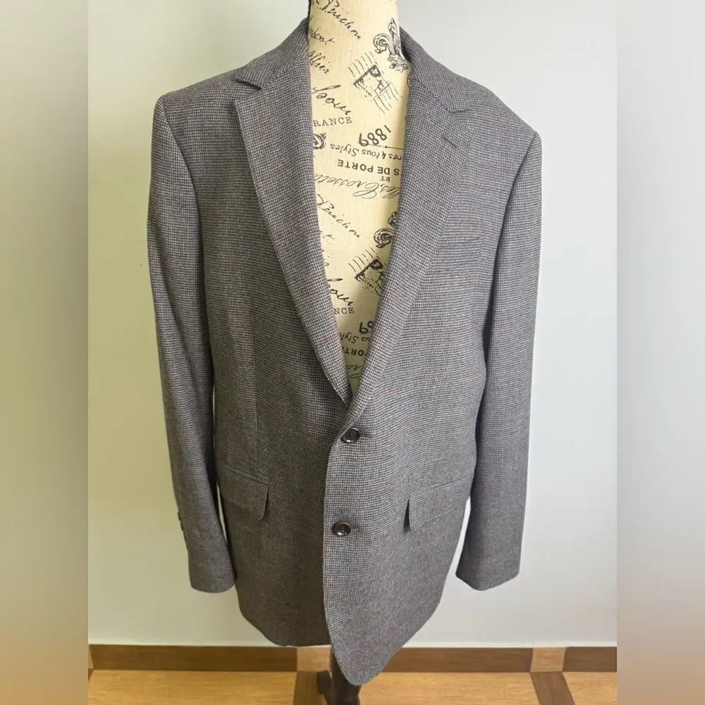Bonobos wool blend standard fit jacket NWOT Size 42R